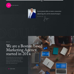 Ever Cool Media Website - Marketing Firm 04 Homepage